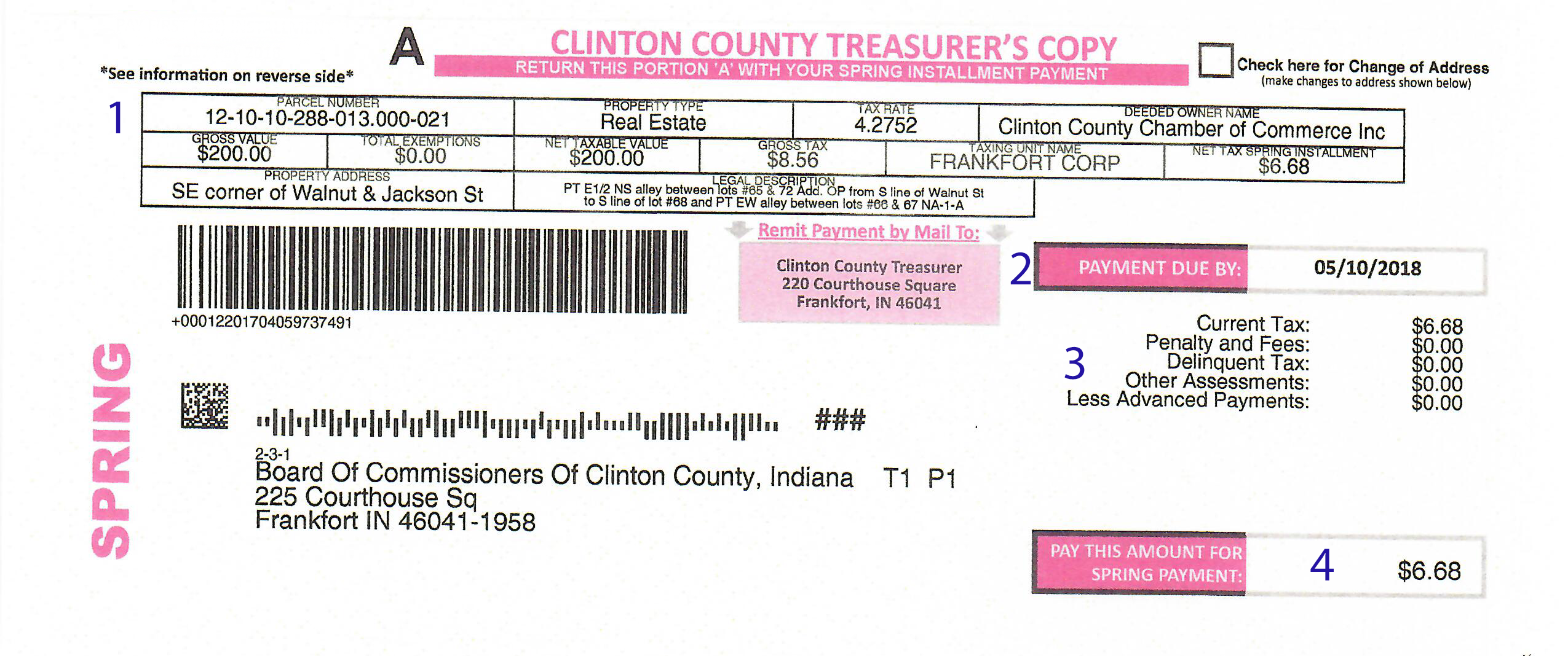 Clinton County Treasurer